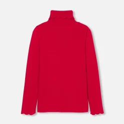 Jacadi Pullover, Sweatshirts, Strickjacken>Rollkragenpullover für Mädchen ROT JACADI