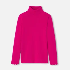 Jacadi Pullover, Sweatshirts, Strickjacken>Rollkragenpullover für Mädchen HIMBEERE