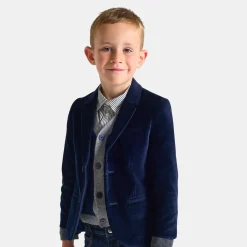 Jacadi Jacken & Mäntel>Samtjacke für Jungen MARINEBLAU JACADI