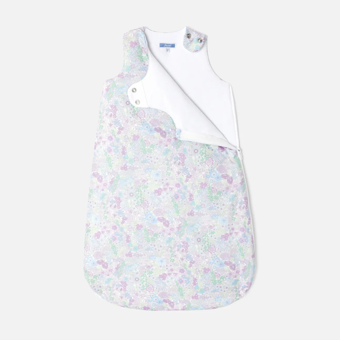 Jacadi Schlafsäcke Und Decken|Schlafsäcke & Decken>Schlafsack 0 – 6 Monate aus Liberty-Stoff WEISS/MEHRFARBIG