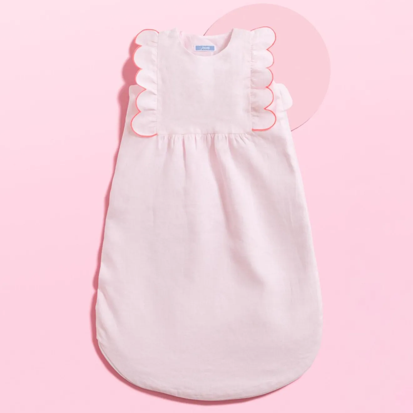 Jacadi Schlafsäcke Und Decken|Schlafsäcke & Decken>Schlafsack aus Leinen 0–6 Monate ROSA BLASS JACADI