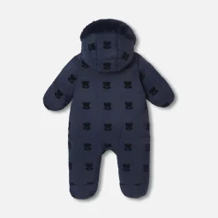Jacadi Jacken & Mäntel|Schneeanzüge & Jacken>Schneeanzug aus Nylon für Baby Mädchen MARINEBLAU JACADI