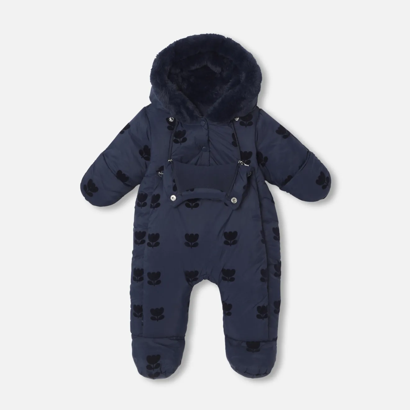 Jacadi Jacken & Mäntel|Schneeanzüge & Jacken>Schneeanzug aus Nylon für Baby Mädchen MARINEBLAU JACADI