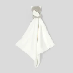 Jacadi Babyspielzeug, Plüschtiere & Schnuffeltücher>Schnuffeltuch Katze aus Bouclé-Samt WEISS/MEHRFARBIG