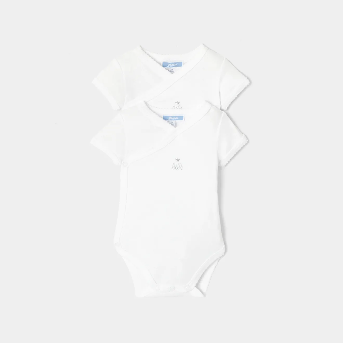 Jacadi Bodies>Set aus 2 Bodys mit kurzen Ärmeln JACADI WEISS
