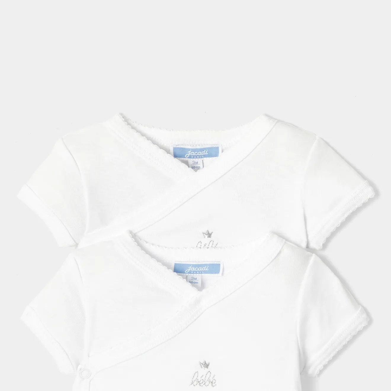 Jacadi Bodies>Set aus 2 Bodys mit kurzen Ärmeln JACADI WEISS