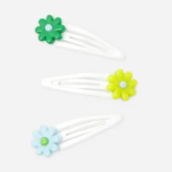 Jacadi Haar-Accessoires|Accessoires>Set Haarspangen für Mädchen WEISS/GRÜN