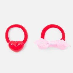 Jacadi Haar-Accessoires>Set mit 2 Haargummis für Mädchen ROSA/ROT