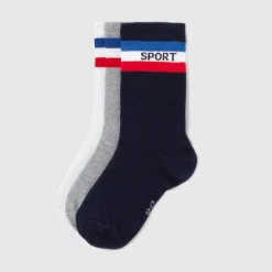 Jacadi Accessoires|Socken Und Stiefelchen>Set mit 3 Paar Socken für Jungen MEHRFARBIG
