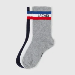 Jacadi Accessoires|Socken Und Stiefelchen>Set mit 3 Paar Socken für Jungen MEHRFARBIG