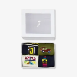 Jacadi Accessoires|Socken Und Stiefelchen>Set mit 4 Paar Socken für Jungen MEHRFARBIG