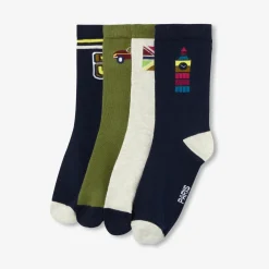 Jacadi Accessoires|Socken Und Stiefelchen>Set mit 4 Paar Socken für Jungen MEHRFARBIG