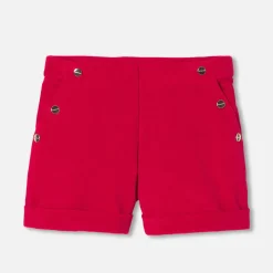 Jacadi Shorts & Kurze Overalls>Shorts aus Samt für Mädchen RUBINROT