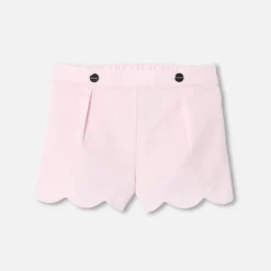 Jacadi Hosen & Shorts>Shorts aus Samt Kleinkind Mädchen ROSA PUDER JACADI