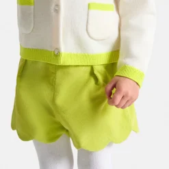 Jacadi Hosen & Shorts>Shorts aus Samt Kleinkind Mädchen KIRSCHE HELL