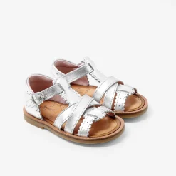 Jacadi Sandalen|Schuhe>ne Ledersandalen SILBER