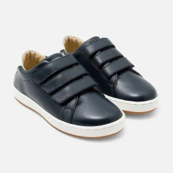 Jacadi Sneakers>Sneakers aus Glattleder für Jungen MARINEBLAU JACADI