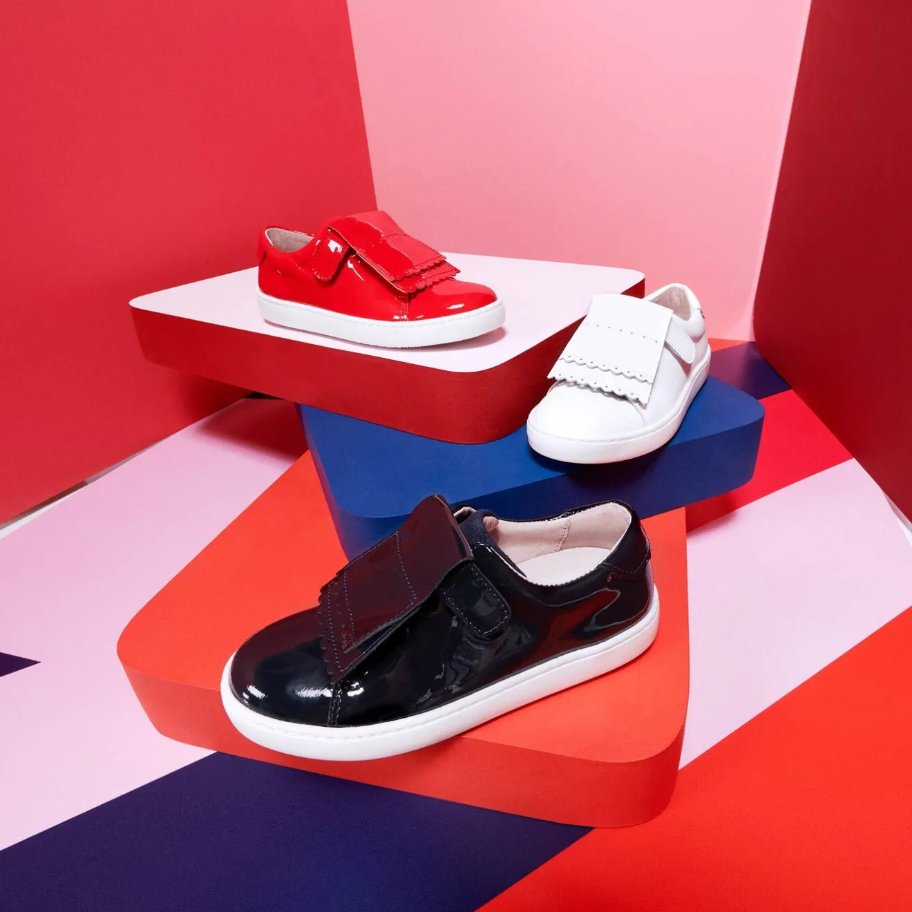 Jacadi Sneakers>Sneakers für Mädchen mit herausnehmbarer Lasche MARINEBLAU JACADI