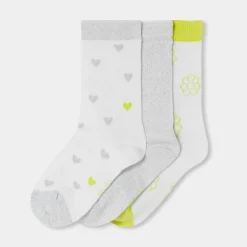 Jacadi Accessoires|分类为空>Socken für Mädchen im Set NEON GELB