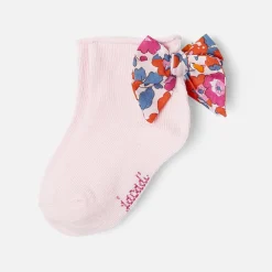Jacadi Accessoires>Socken für Mädchen mit Schleife aus Liberty-Stoff MEHRFARBIG