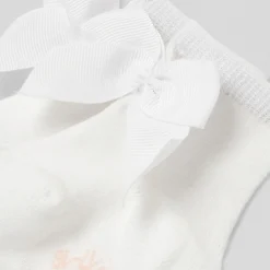 Jacadi Socken, Strumpfhosen Und Stiefelchen|Socken Und Strumpfhosen>Socken mit Schleife für Mädchen JACADI WEISS