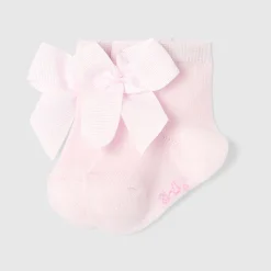 Jacadi Socken, Strumpfhosen Und Stiefelchen|Socken Und Strumpfhosen>Socken mit Schleife für Mädchen ROSA BLASS JACADI