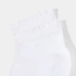 Jacadi Accessoires|Socken, Strumpfhosen Und Stiefelchen>Socken mit Volants für Mädchen JACADI WEISS
