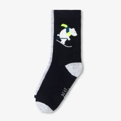 Jacadi Accessoires|Socken Und Stiefelchen>Socken-Duo für Jungen GRAU/BLAU