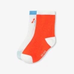 Jacadi Accessoires>Socken-Duo für Jungen BLAU/WEISS