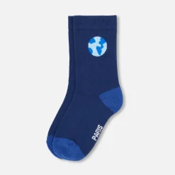 Jacadi Accessoires|Socken Und Stiefelchen>Socken-Duo für Jungen MARINEBLAU JACADI