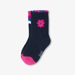 Jacadi Accessoires>Socken-Duo Kleinkind Mädchen MARINEBLAU/ROSA