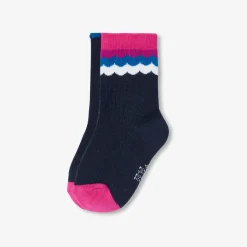 Jacadi Accessoires>Socken-Duo Kleinkind Mädchen MARINEBLAU/ROSA