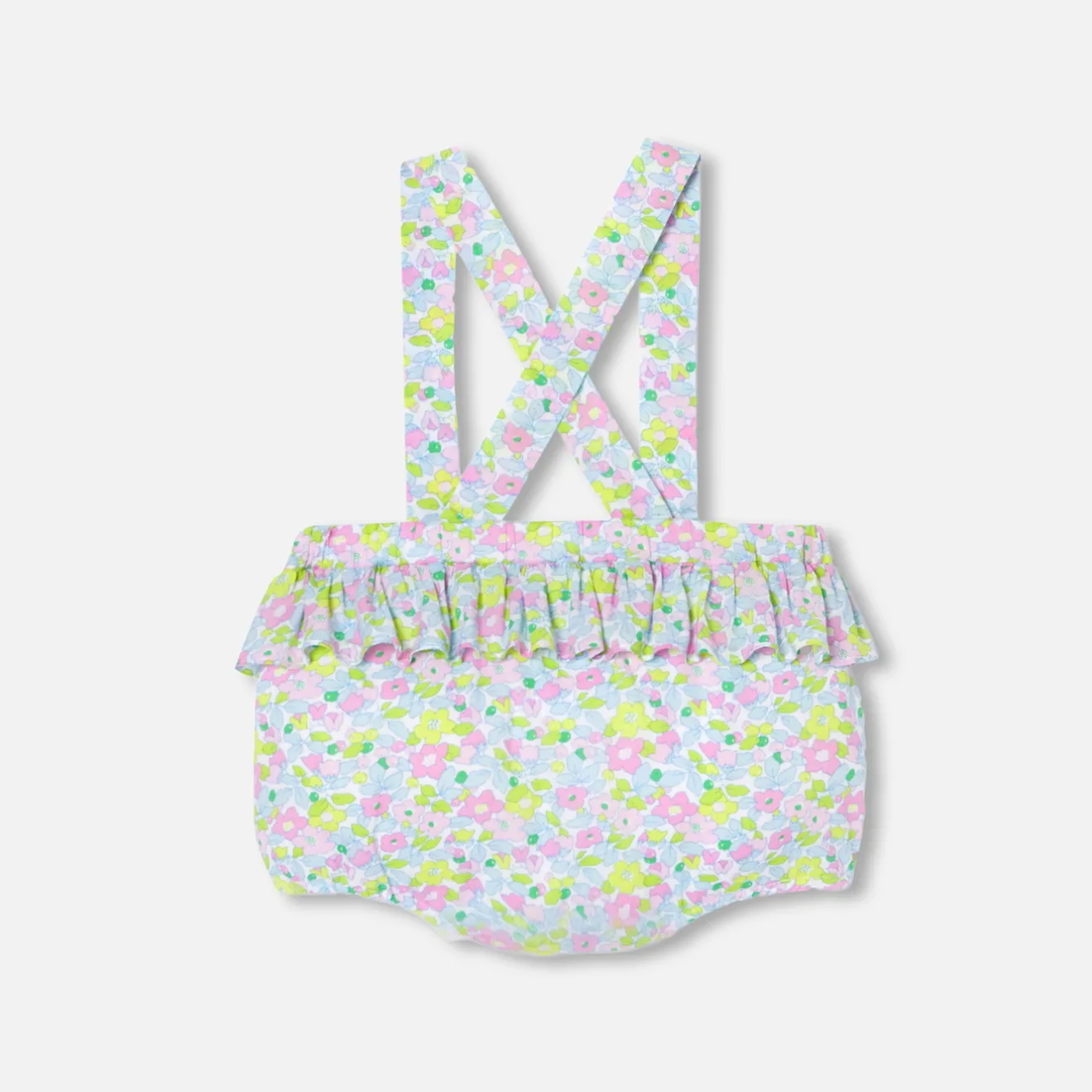 Jacadi Spieler, Latzhosen, Ensembles>Spieler aus Liberty-Stoff für Baby Mädchen WEISS/MEHRFARBIG