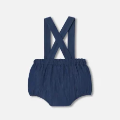 Jacadi Spieler, Latzhosen, Ensembles>Spieler für Baby Mädchen aus leichtem Jeansstoff JEANSDUNKELBLAU