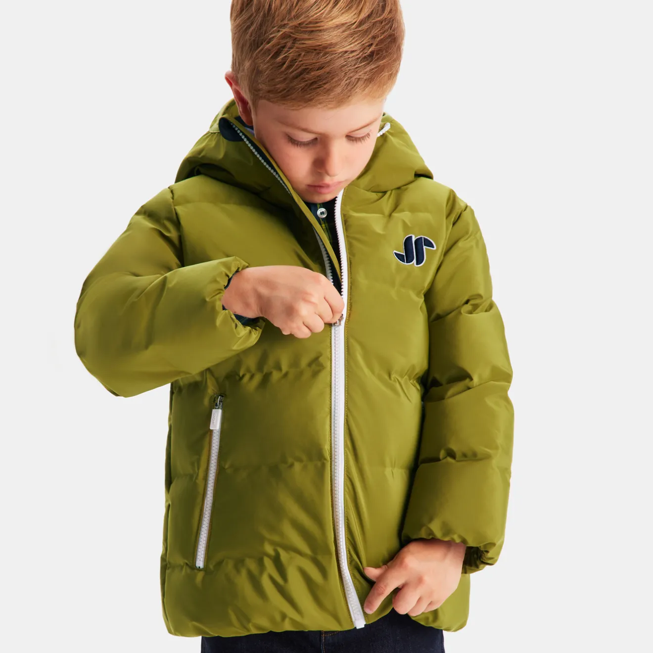 Jacadi Jacken & Mäntel>Steppjacke mit Kapuze für Jungen KAKI