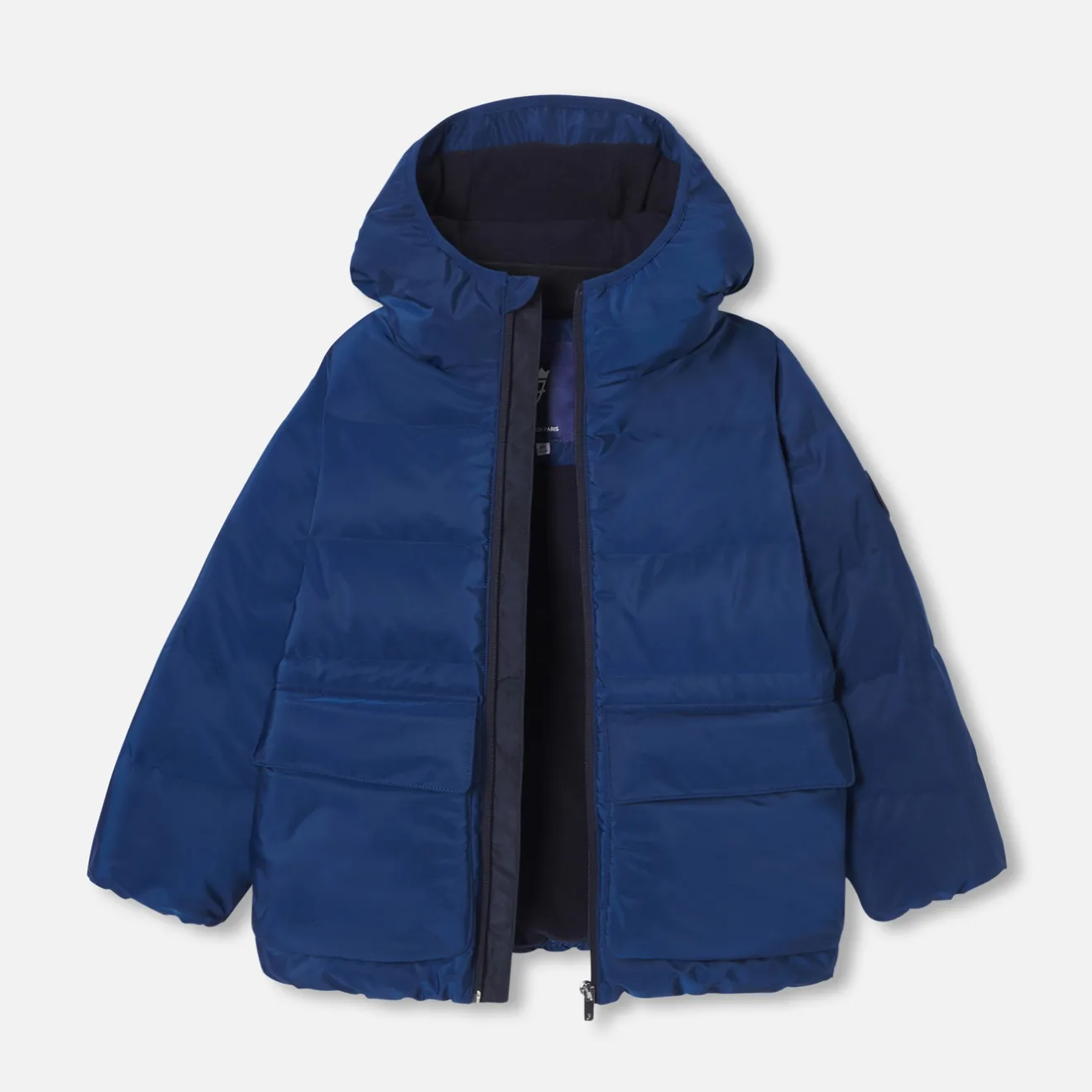 Jacadi Jacken & Mäntel>Steppjacke mit Kapuze für Jungen OZEANBLAU