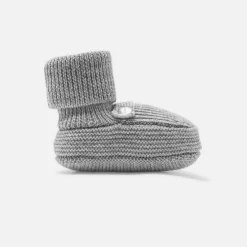Jacadi Socken Und Stiefelchen|Socken>Stiefel für Babys GRAU MELIERT HELL JACADI