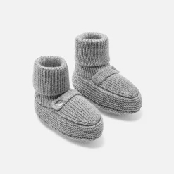 Jacadi Socken Und Stiefelchen|Socken>Stiefel für Babys GRAU MELIERT HELL JACADI