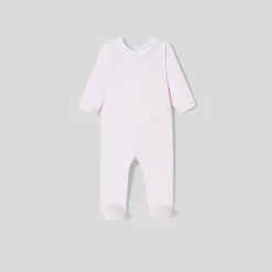 Jacadi Strampler|Strampler & Schlafanzüge>Strampler aus Frotteesamt für Mädchen ROSA BLASS JACADI