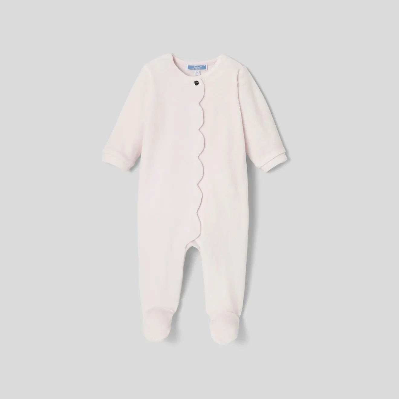 Jacadi Strampler & Schlafanzüge|Strampler>Strampler aus Frotteesamt für Mädchen ROSA BLASS JACADI