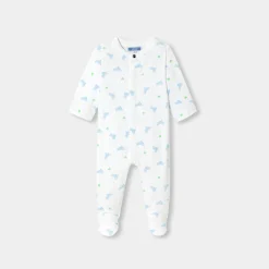 Jacadi Strampler|Strampler & Schlafanzüge>Strampler aus Interlock-Gewebe für Baby Jungen WEISS/MEHRFARBIG