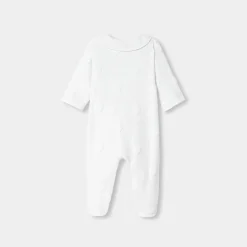 Jacadi Strampler|Strampler & Schlafanzüge>Strampler aus Jersey für Mädchen mit Wolkenmotiv JACADI WEISS
