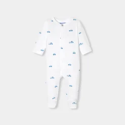 Jacadi Strampler|Strampler & Schlafanzüge>Strampler aus Molton für Baby Jungen WEICHES WEISS/MEHRFARBIG