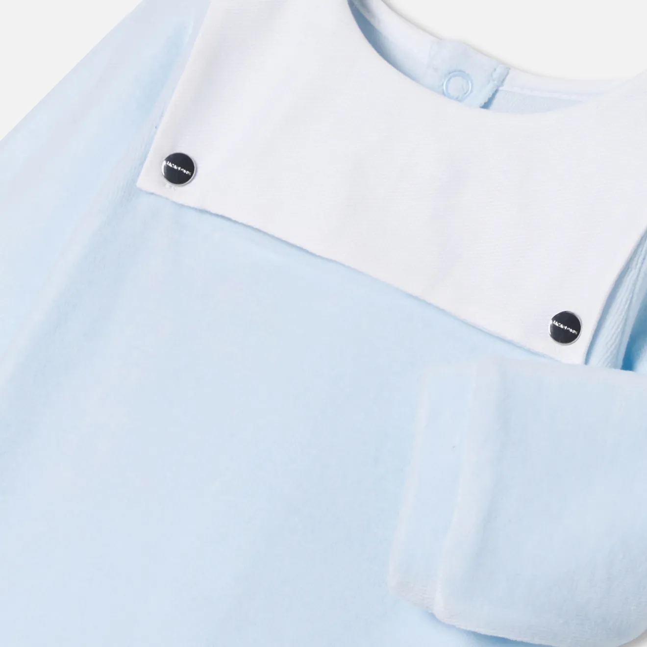 Jacadi Strampler|Strampler & Schlafanzüge>Strampler aus Samt für Baby Jungen HELLBLAU