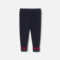 Jacadi Hosen & Shorts>Strickhose Kleinkind Mädchen MARINEBLAU JACADI
