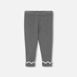 Jacadi Hosen & Shorts>Strickhose Kleinkind Mädchen GRAU ANTHRACITE JACADI
