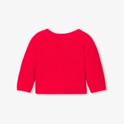Jacadi Pullover & Cardigans>Strickjacke aus Baumwolle TOMATENROT
