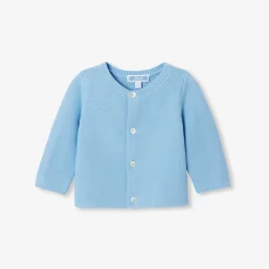 Jacadi Pullover & Cardigans>Strickjacke aus Baumwolle OZEANBLAU