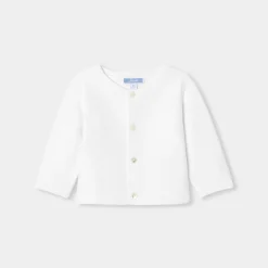 Jacadi Pullover & Cardigans>Strickjacke aus Baumwolle JACADI WEISS