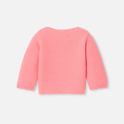 Jacadi Pullover & Cardigans>Strickjacke aus Kaschmir für Baby Mädchen INDIEN ROSA